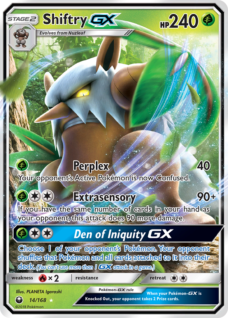 Shiftry GX card