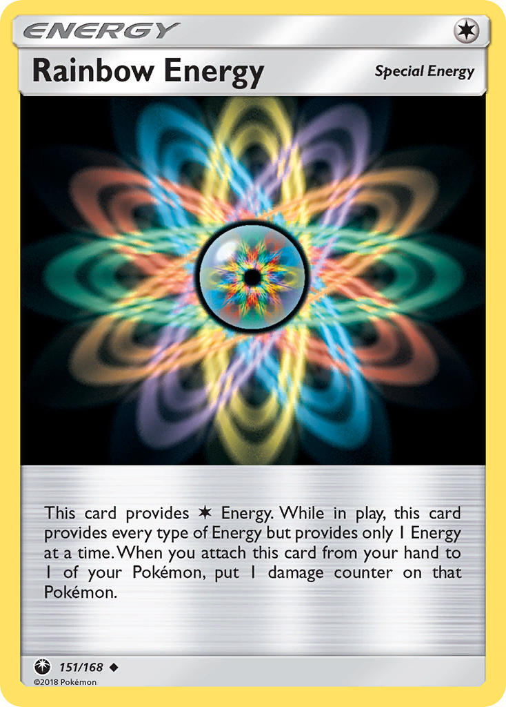 Rainbow Energy card