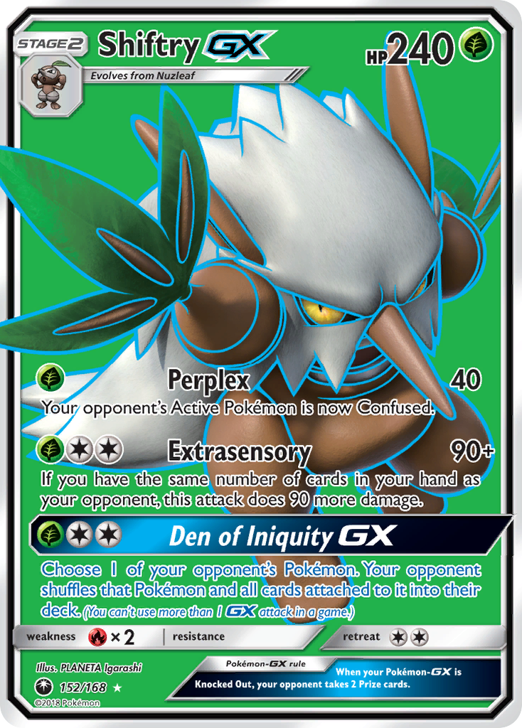 Shiftry GX card