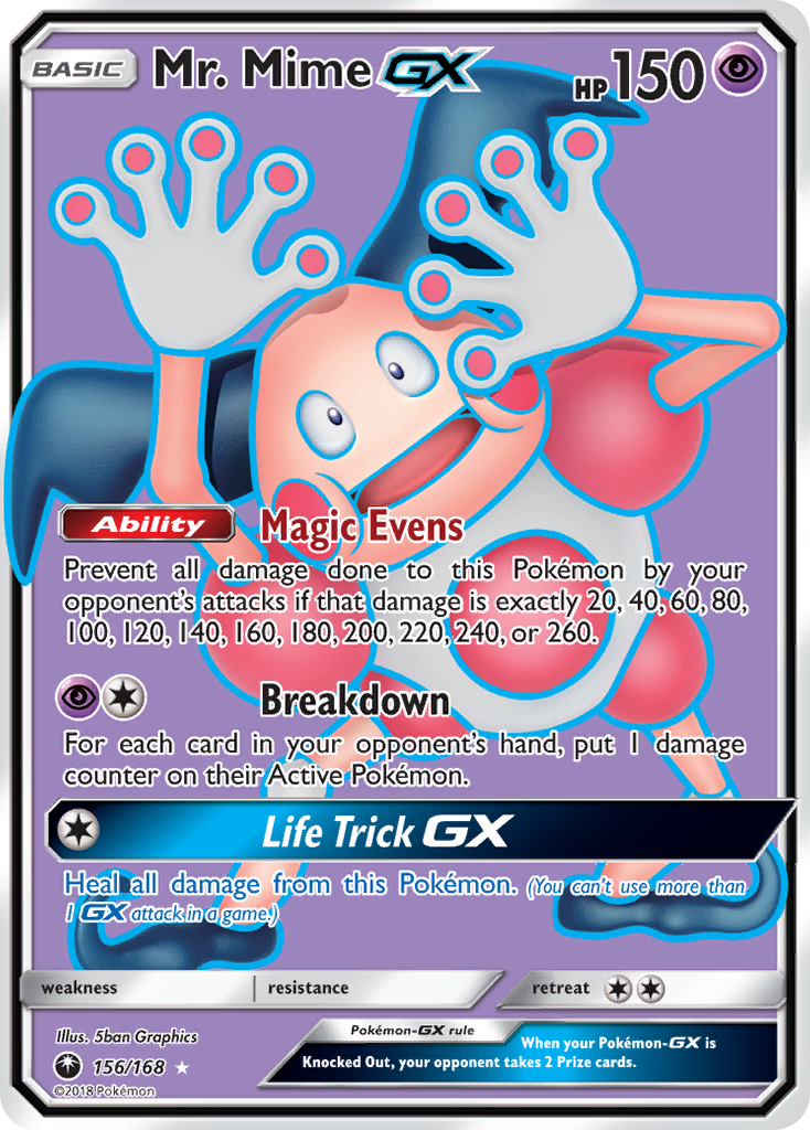 Mr. Mime GX card