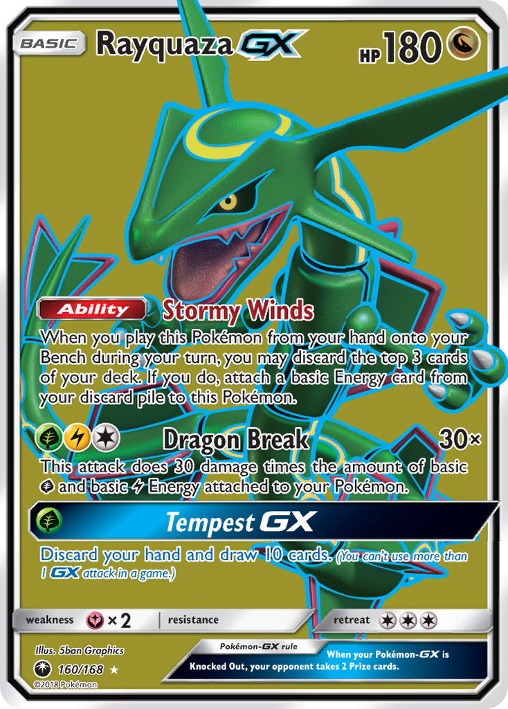 Rayquaza GX card