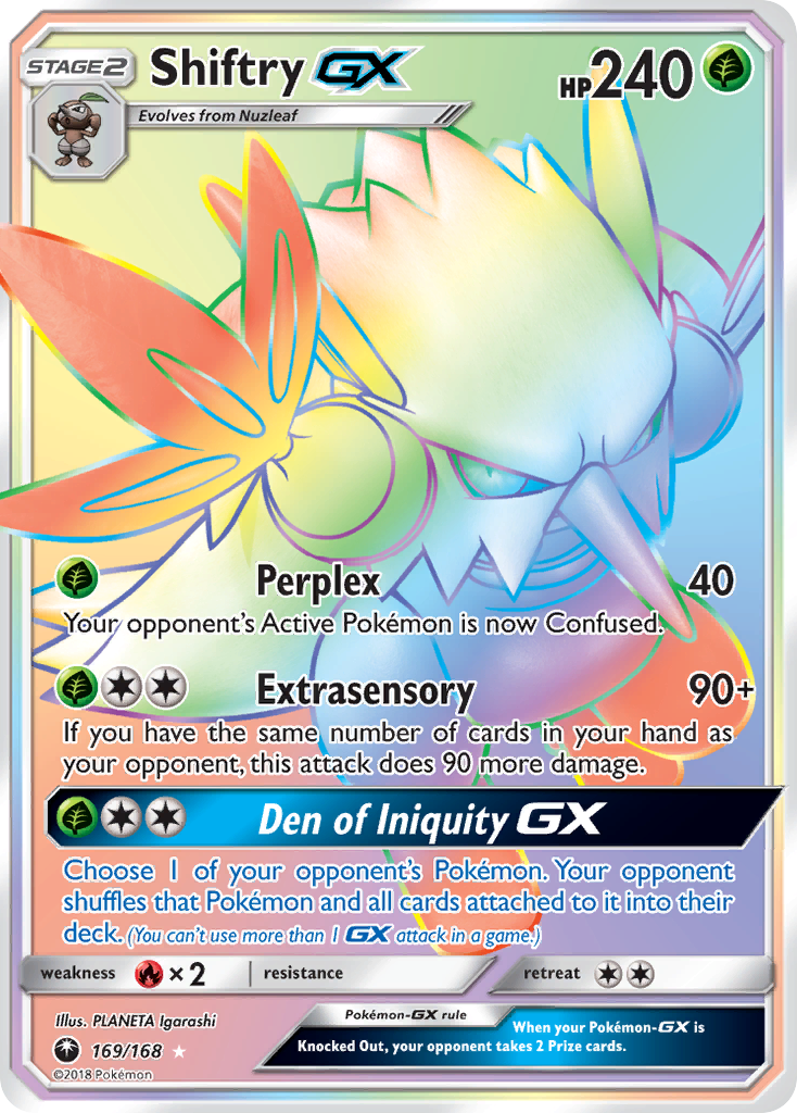 Shiftry GX card