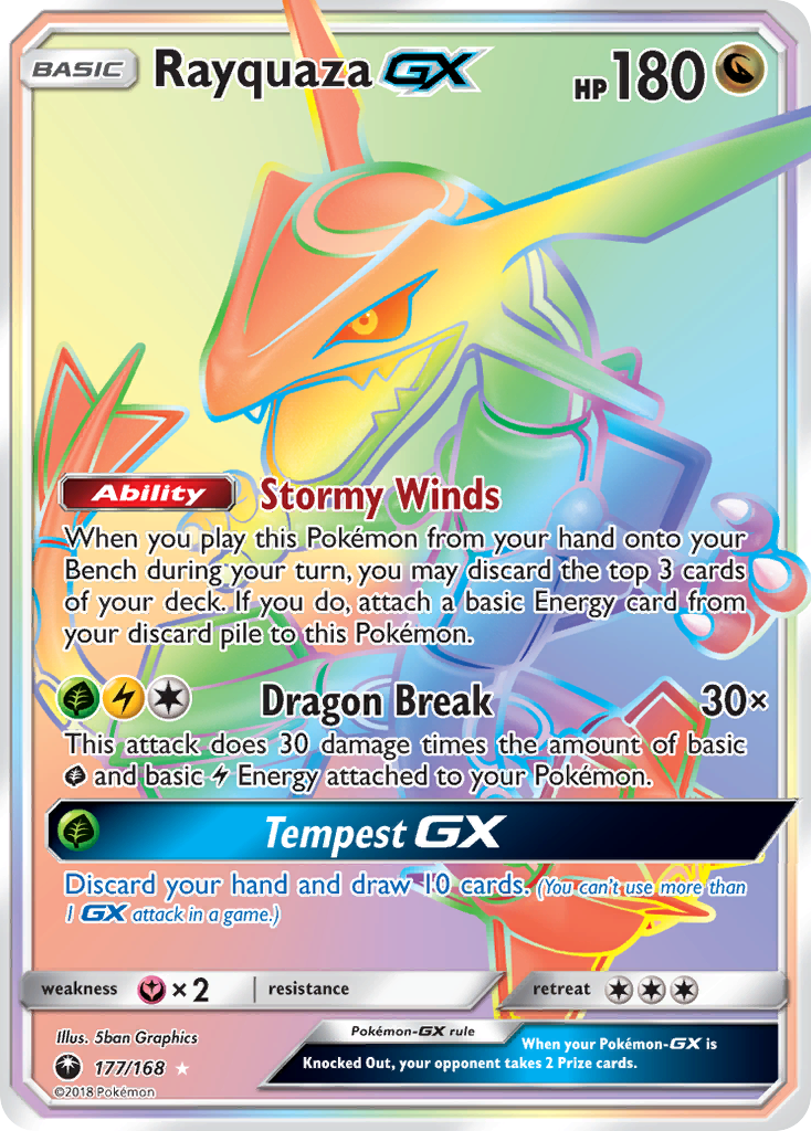 Rayquaza GX card