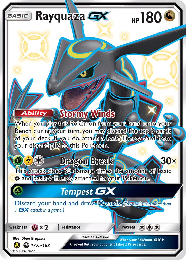 Rayquaza GX card