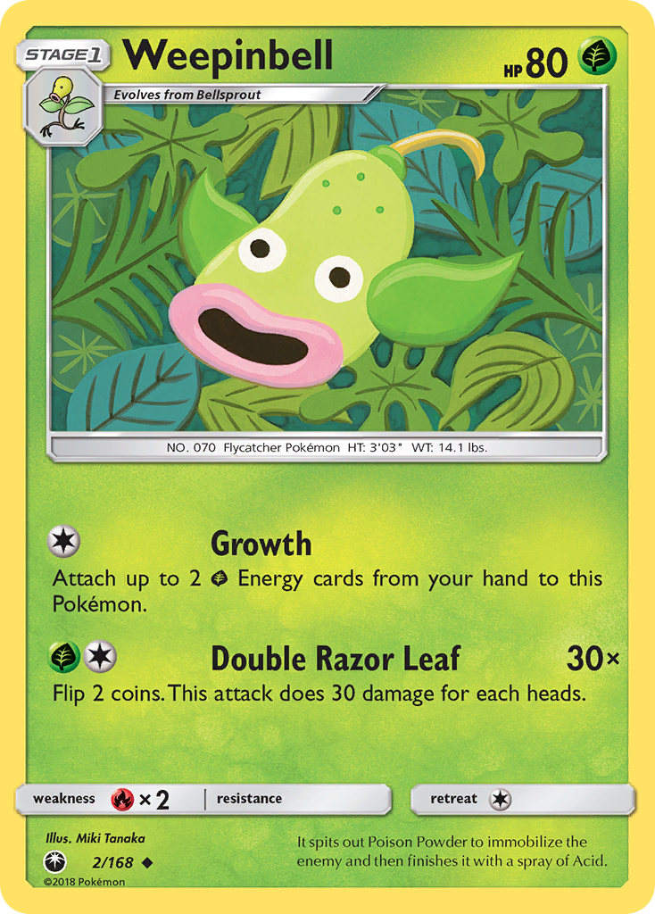 Weepinbell card