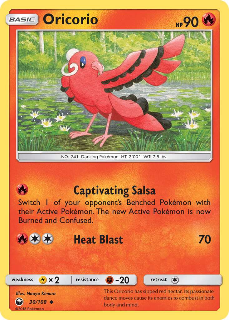 Oricorio card