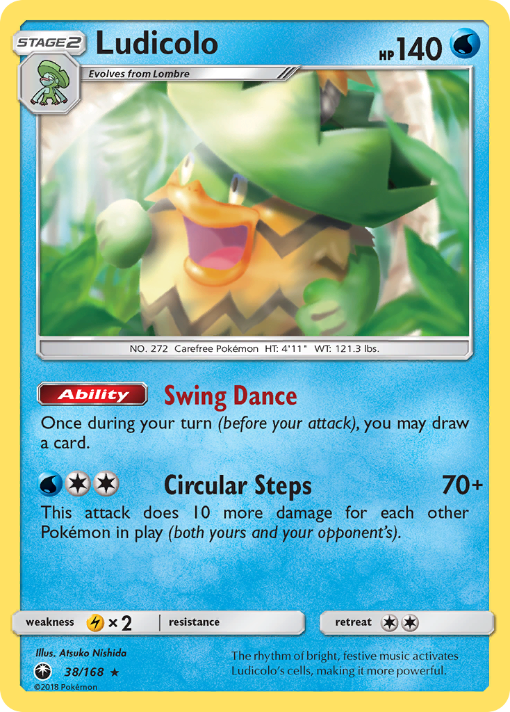 Ludicolo card