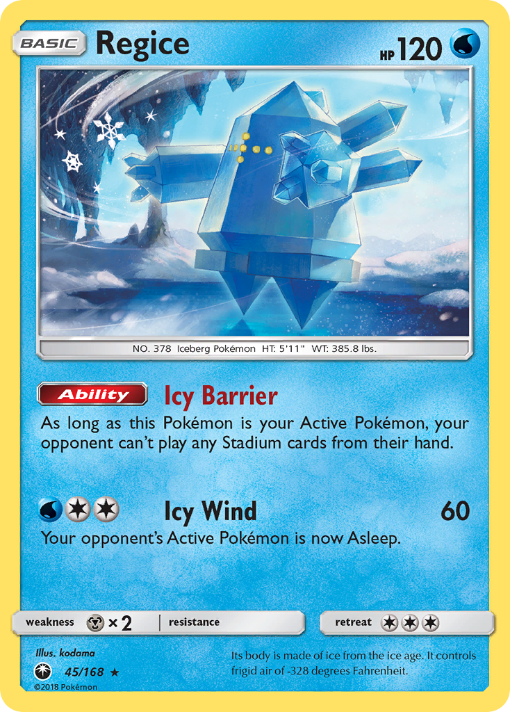 Regice card