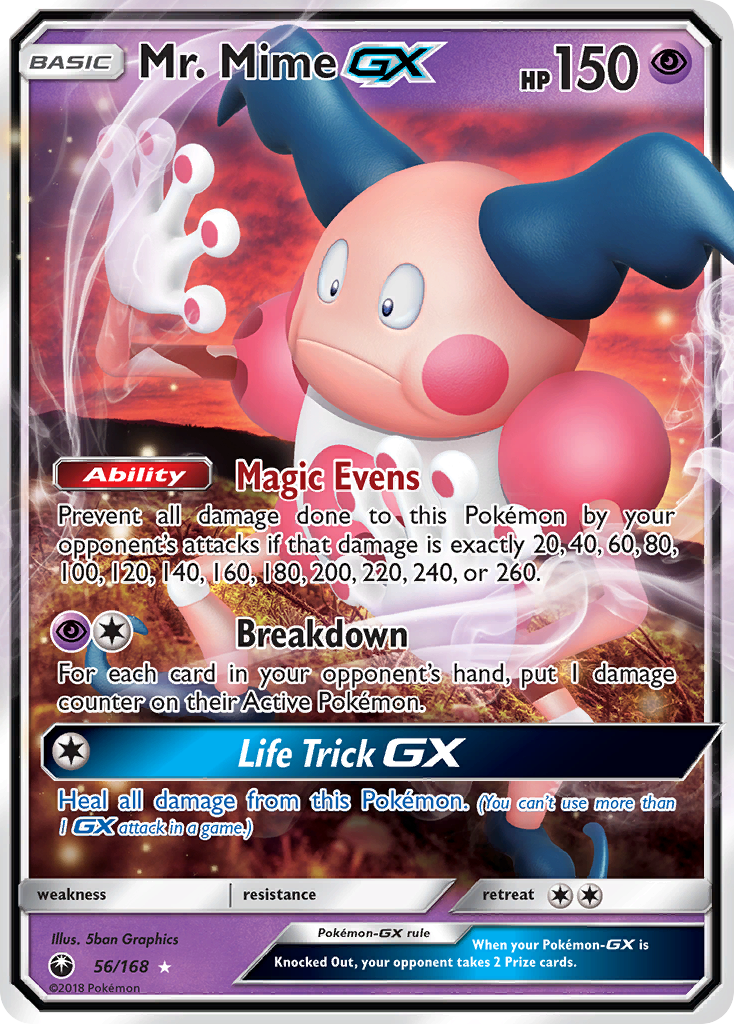 Mr. Mime GX card