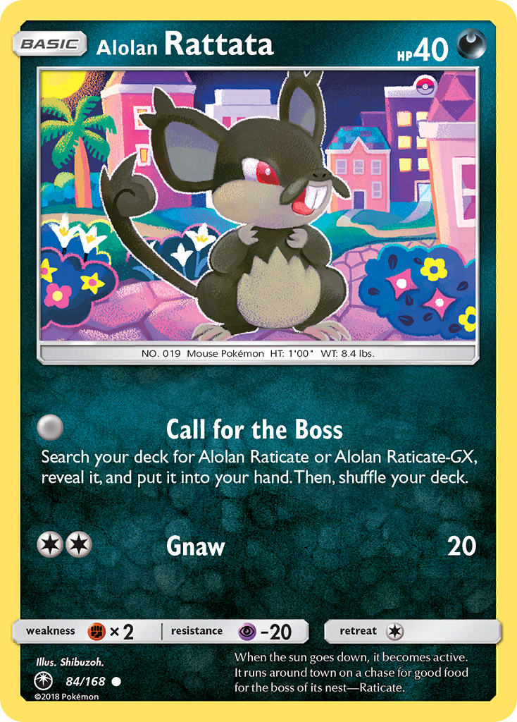 Alolan Rattata card