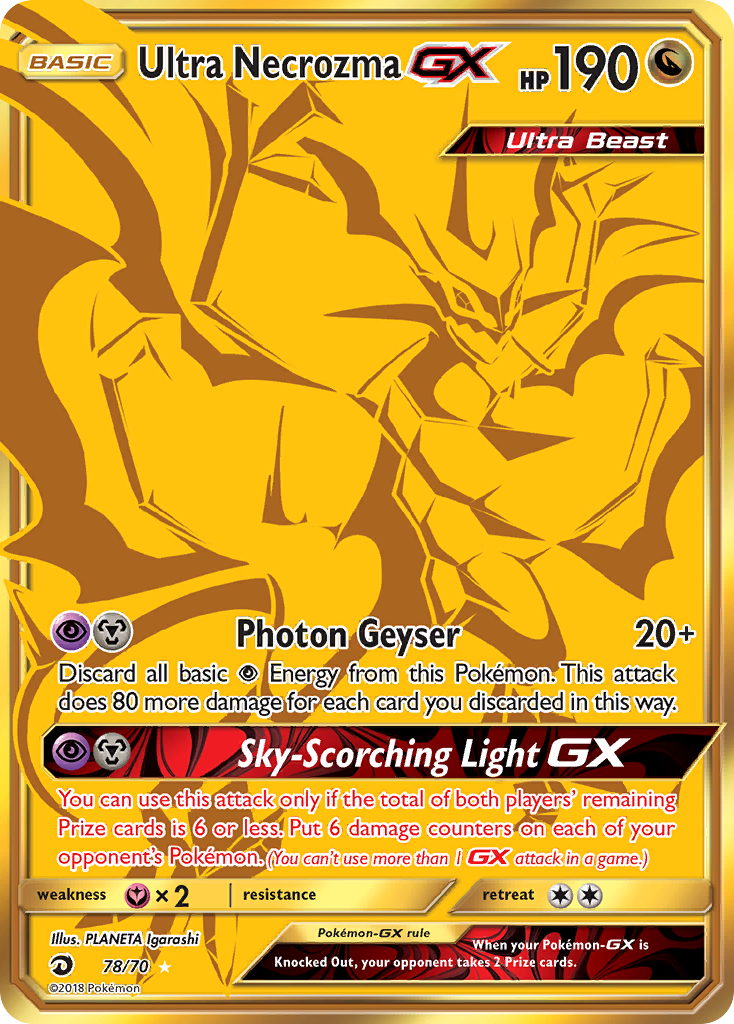 Ultra Necrozma GX card