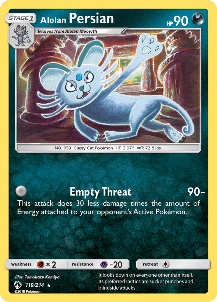 Alolan Persian card