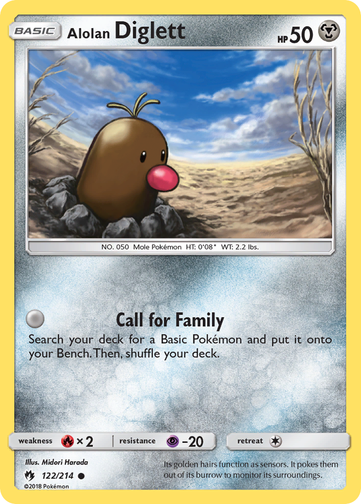 Alolan Diglett card