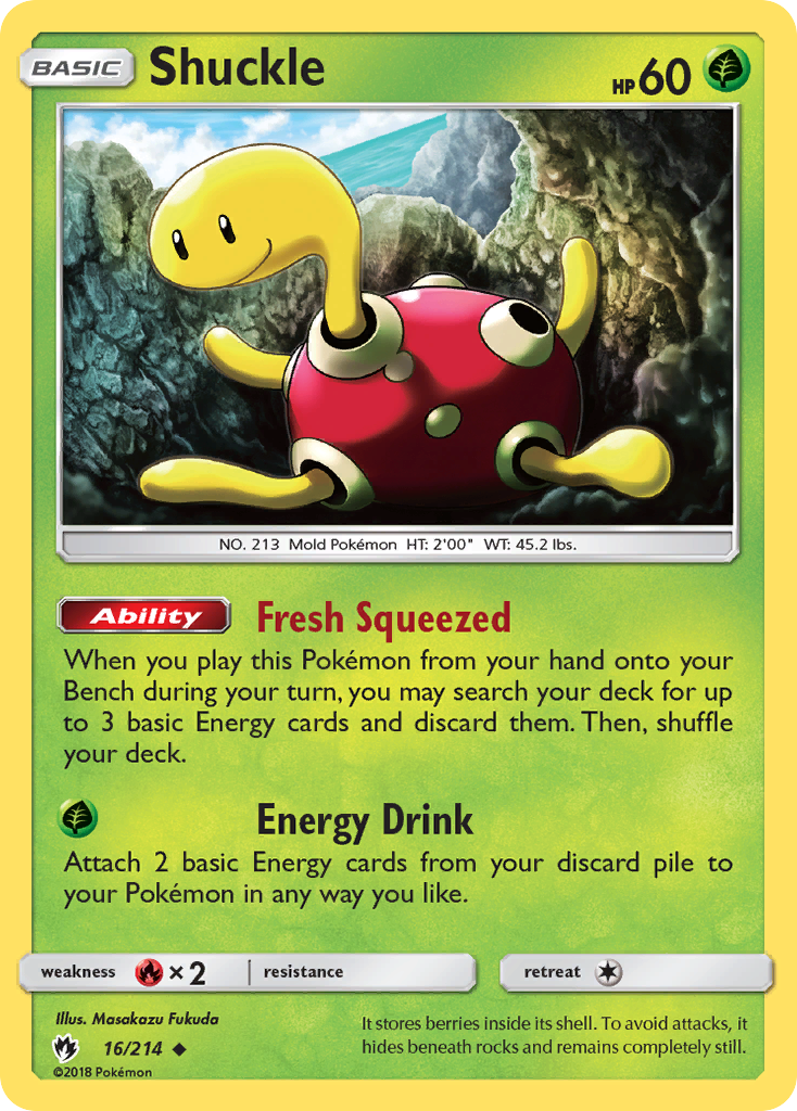 Shuckle card