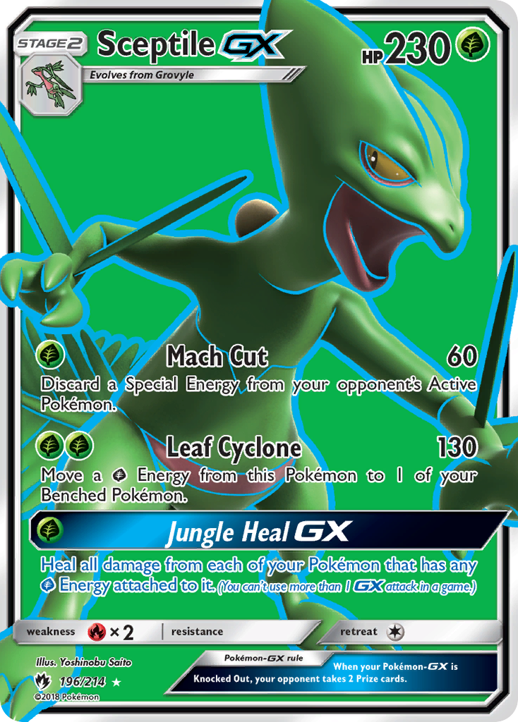 Sceptile GX card