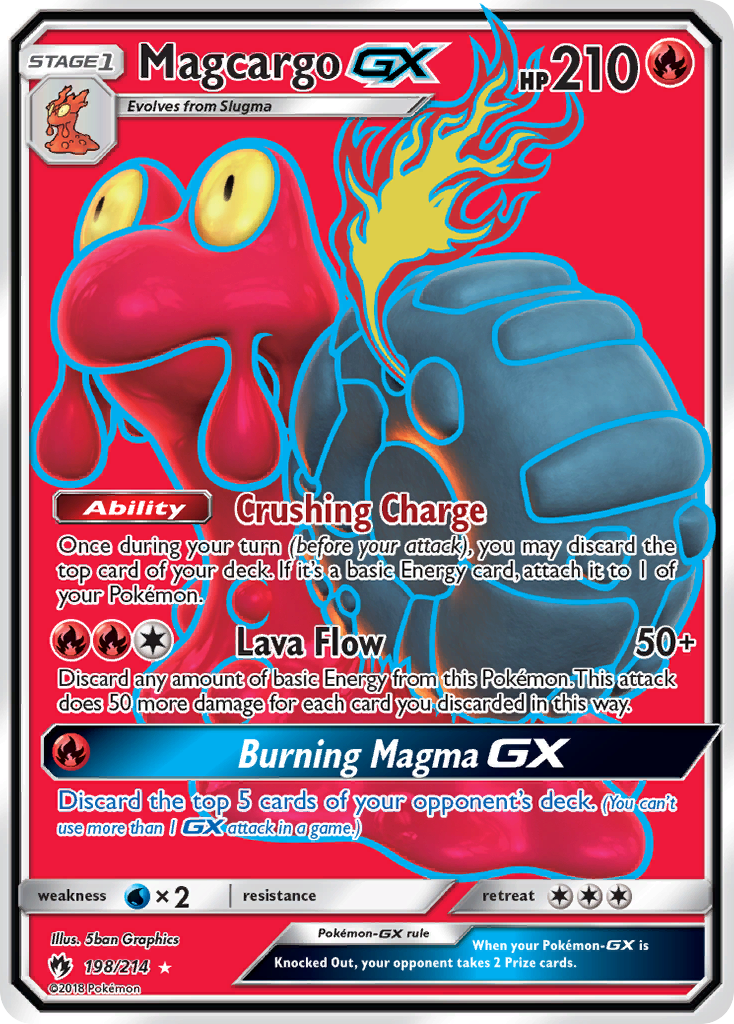 Magcargo GX card