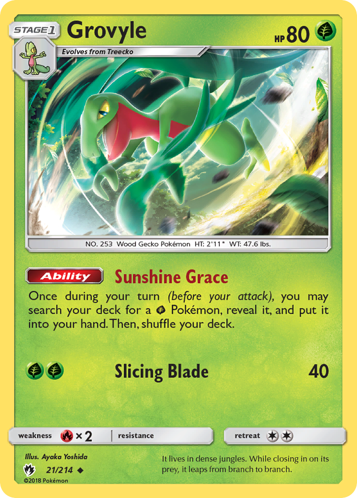 Grovyle card