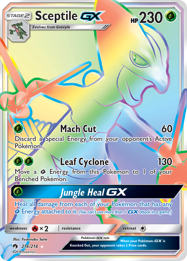 Sceptile GX card