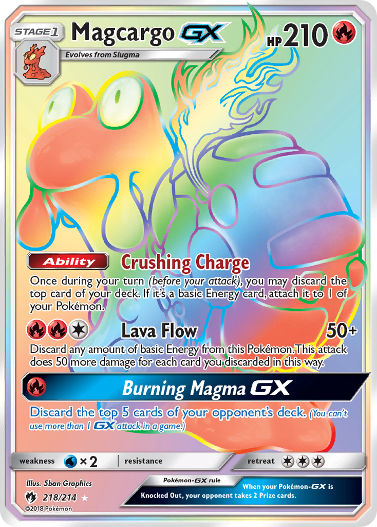 Magcargo GX card