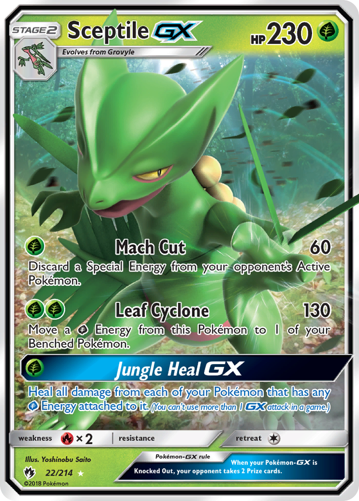 Sceptile GX card