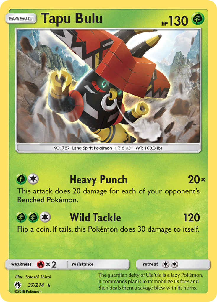 Tapu Bulu card