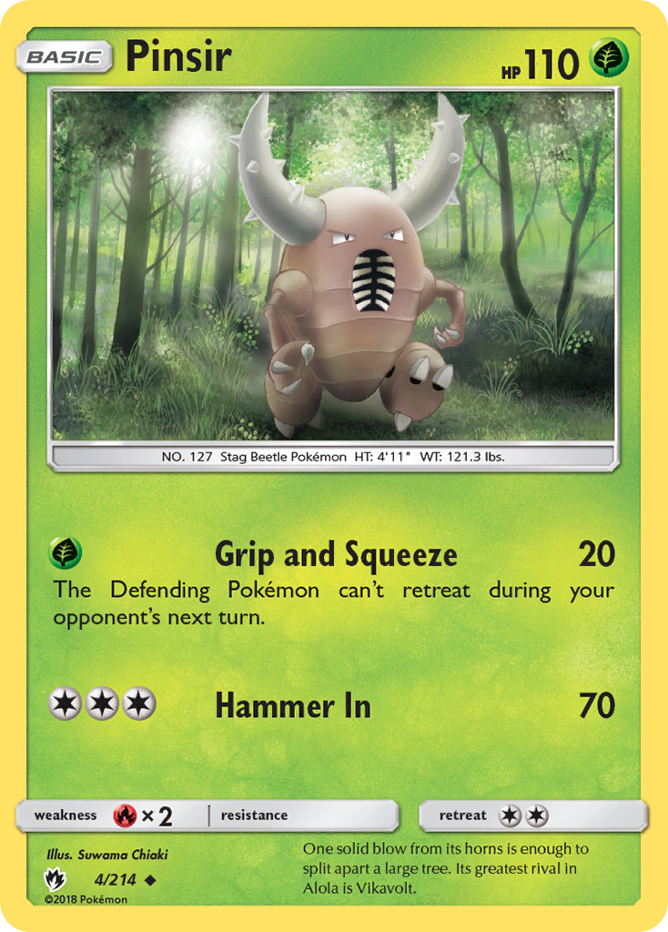 Pinsir card