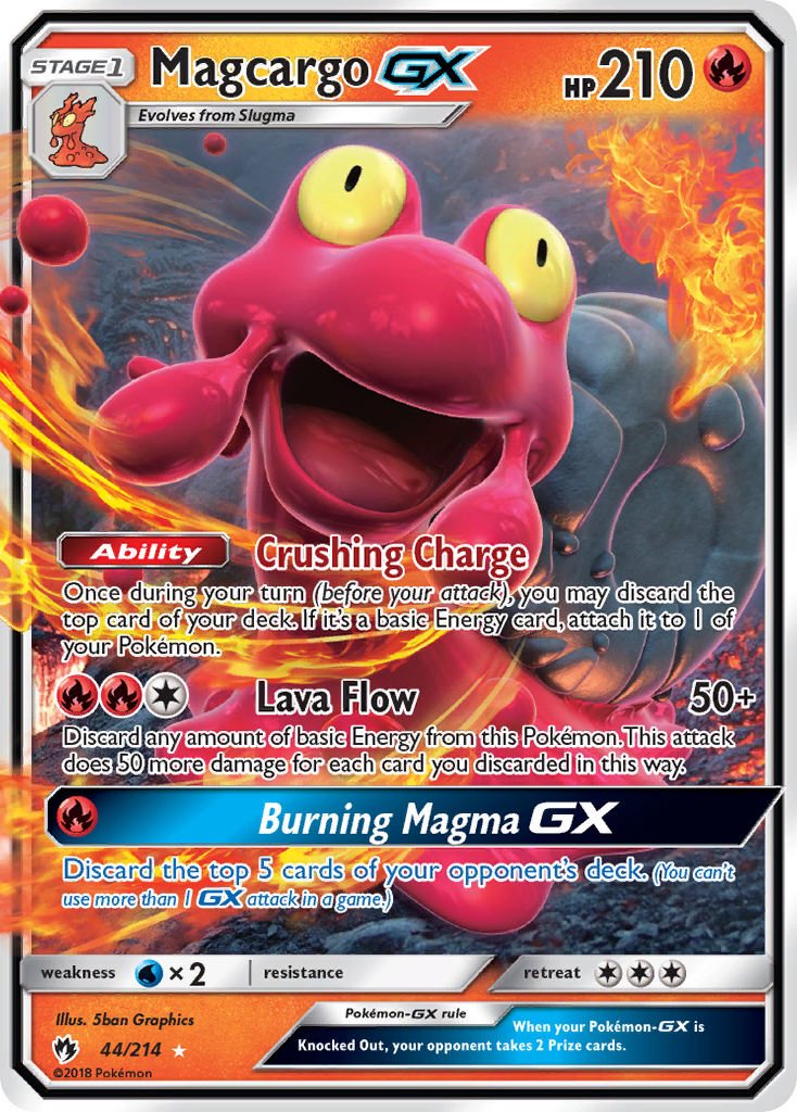 Magcargo GX card