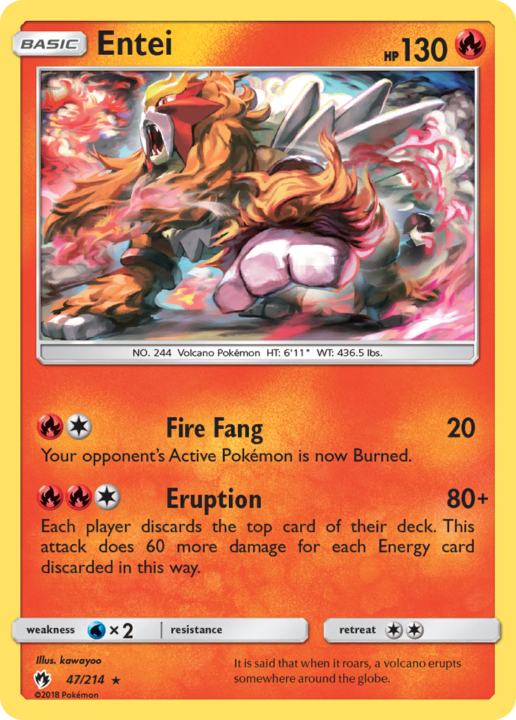 Entei card