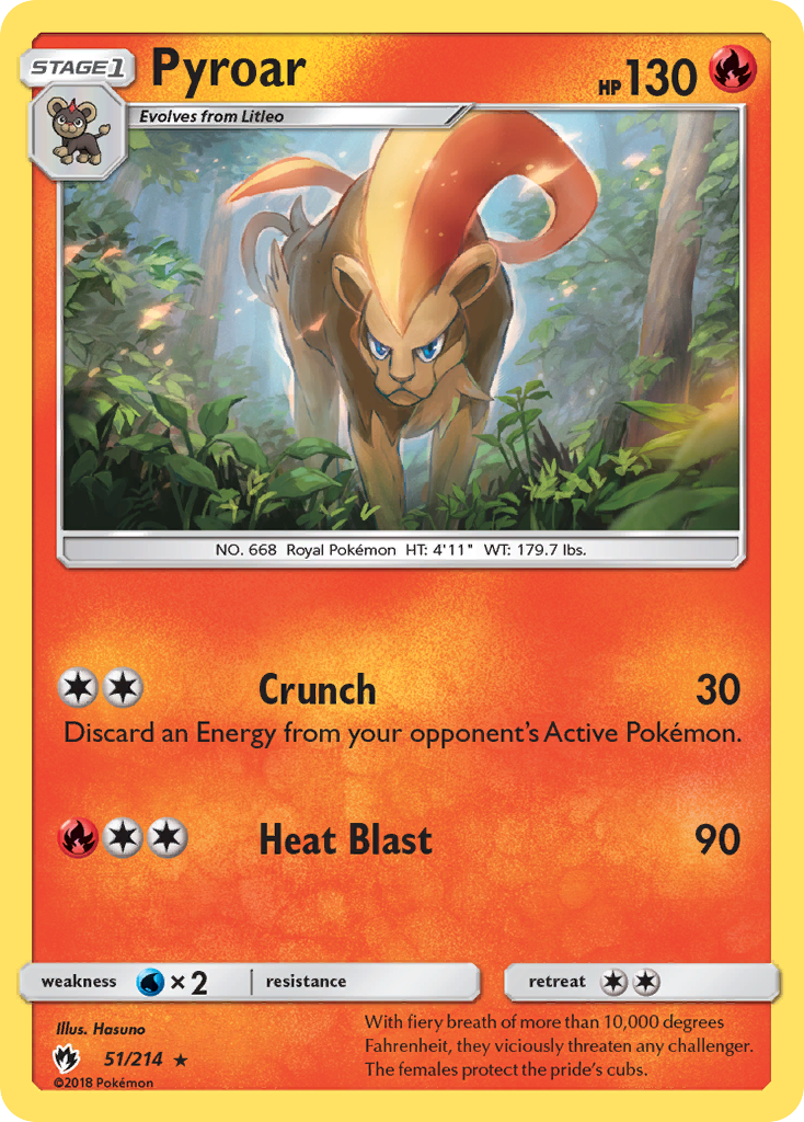 Pyroar card