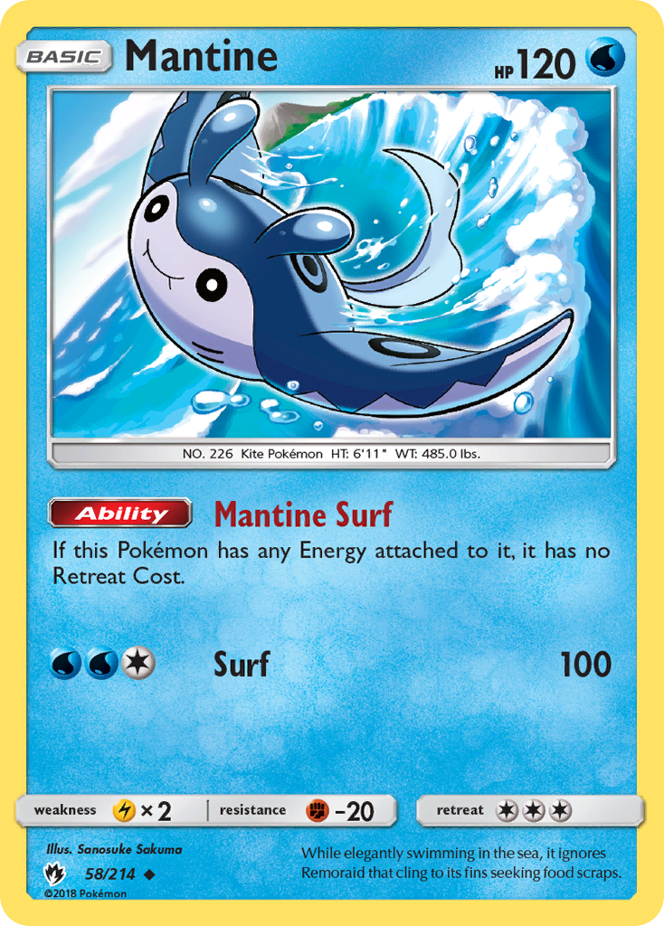 Mantine card