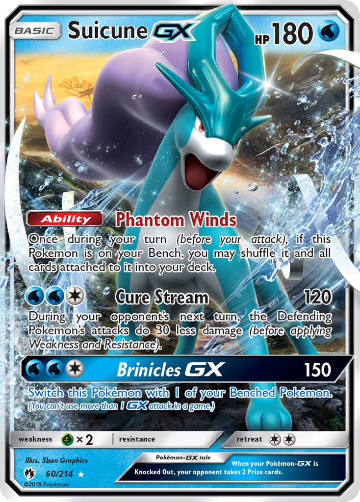 Suicune GX card