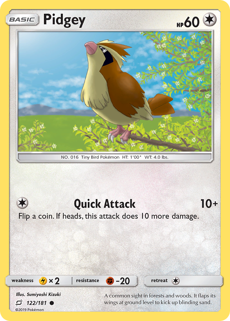 Pidgey card