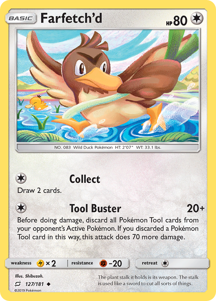 Farfetch'd card