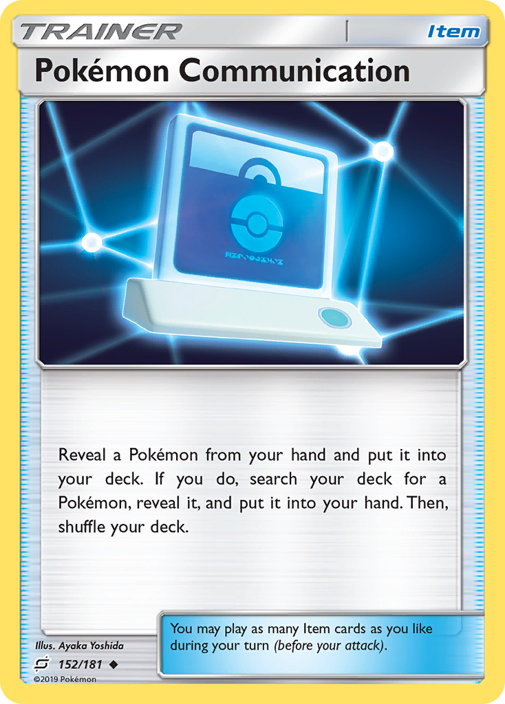 Pokémon Communication card