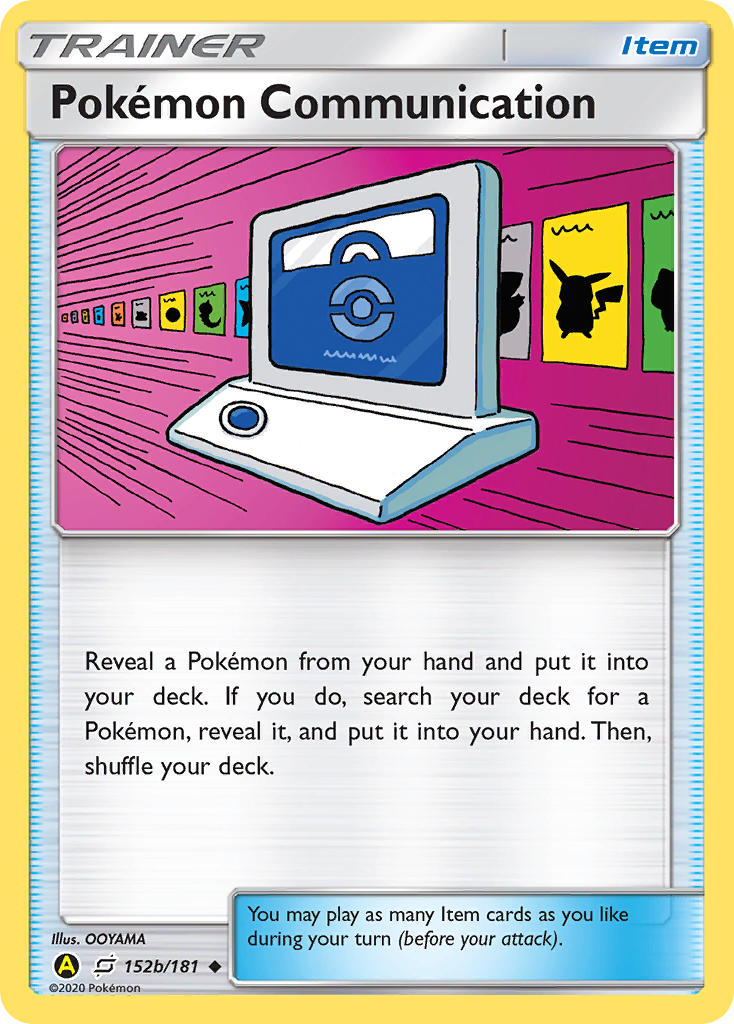 Pokémon Communication card