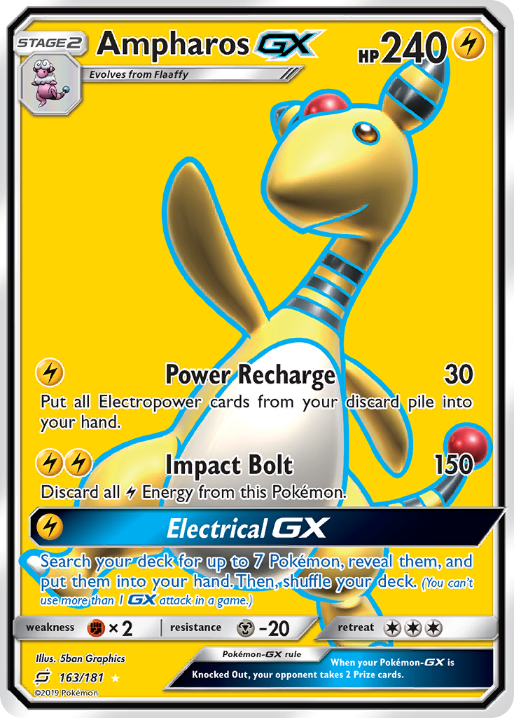 Ampharos GX card