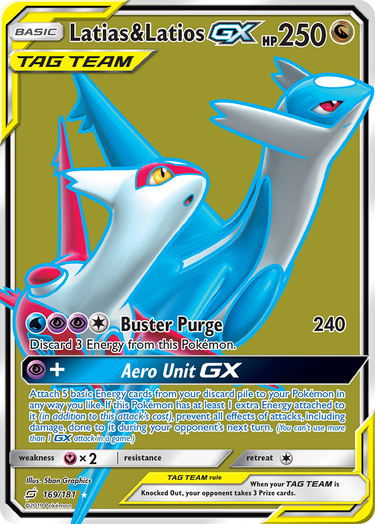 Latias & Latios GX card