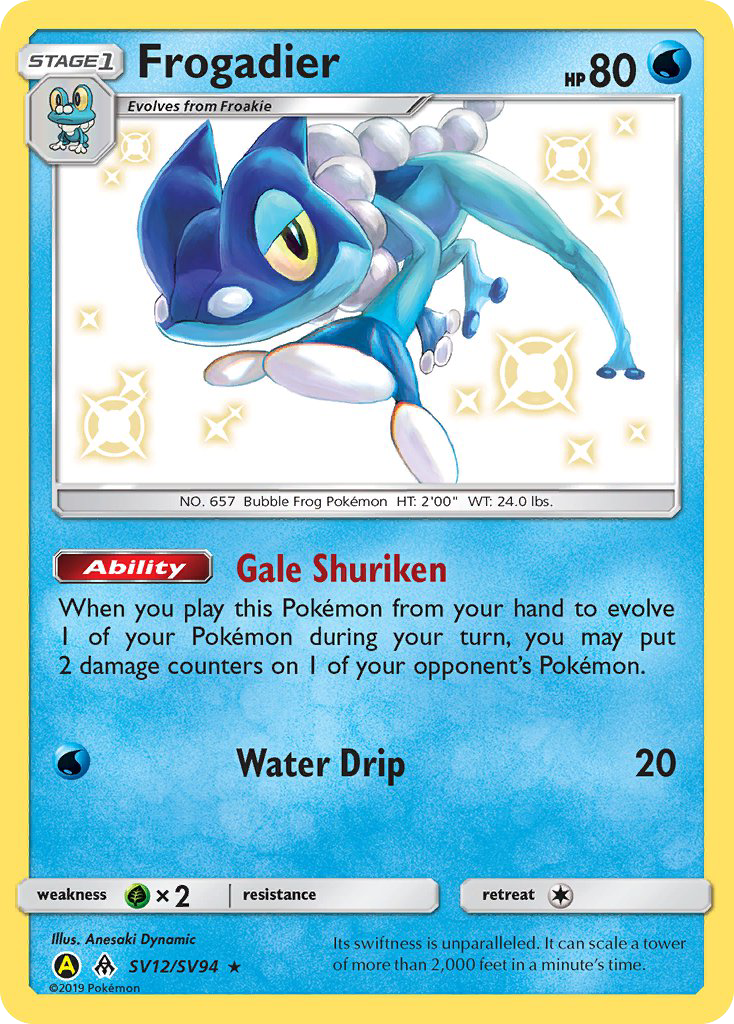 Frogadier card