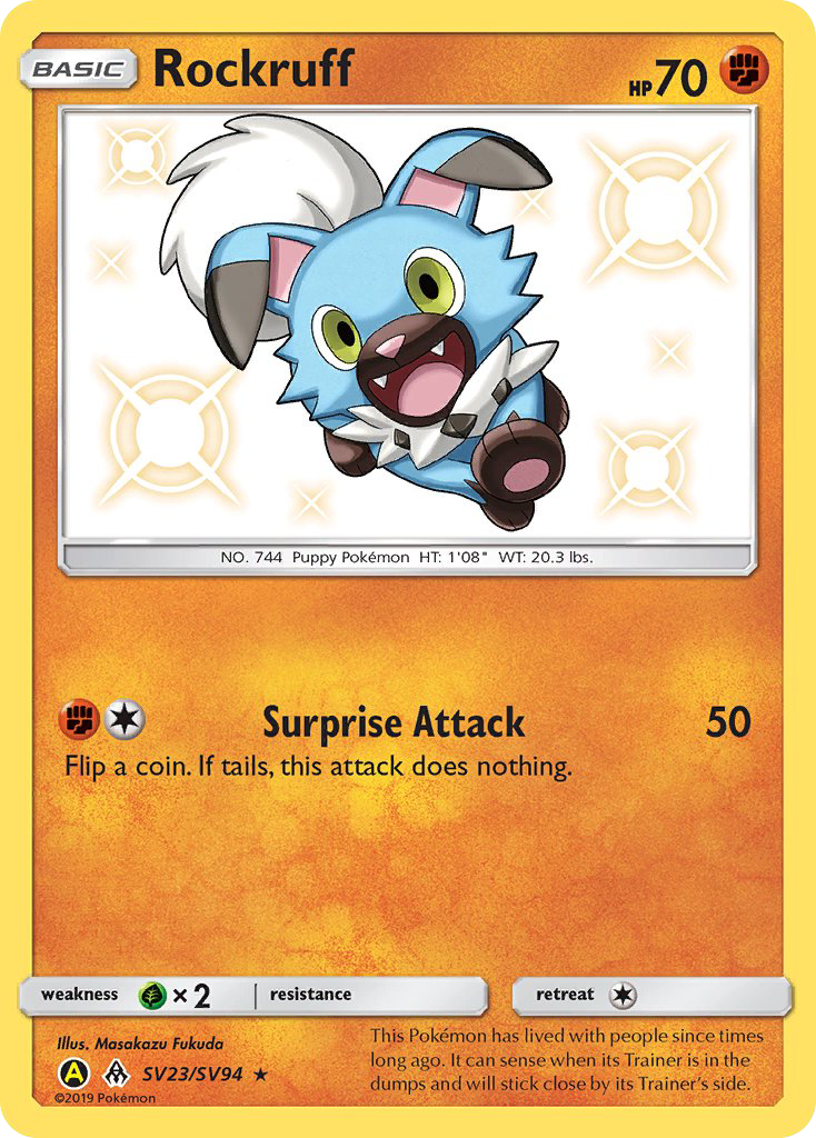 Rockruff card