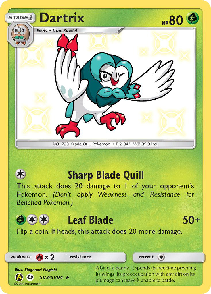 Dartrix card