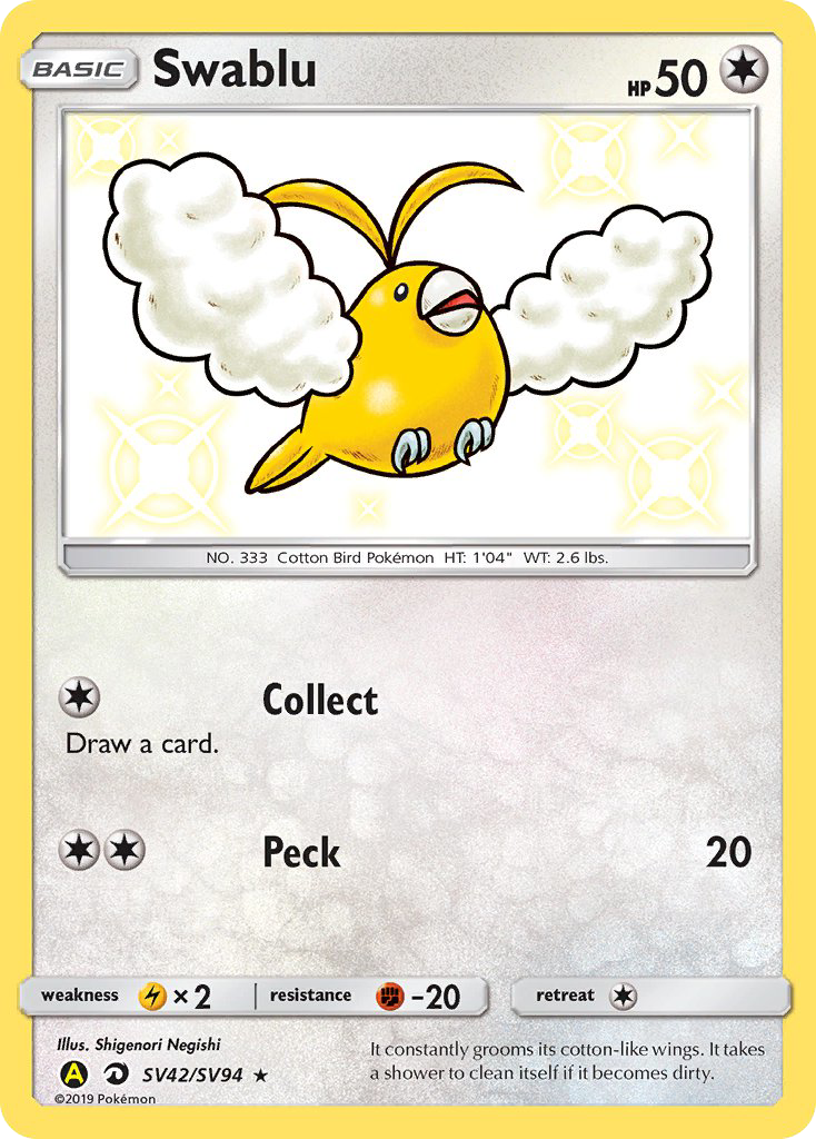 Swablu card