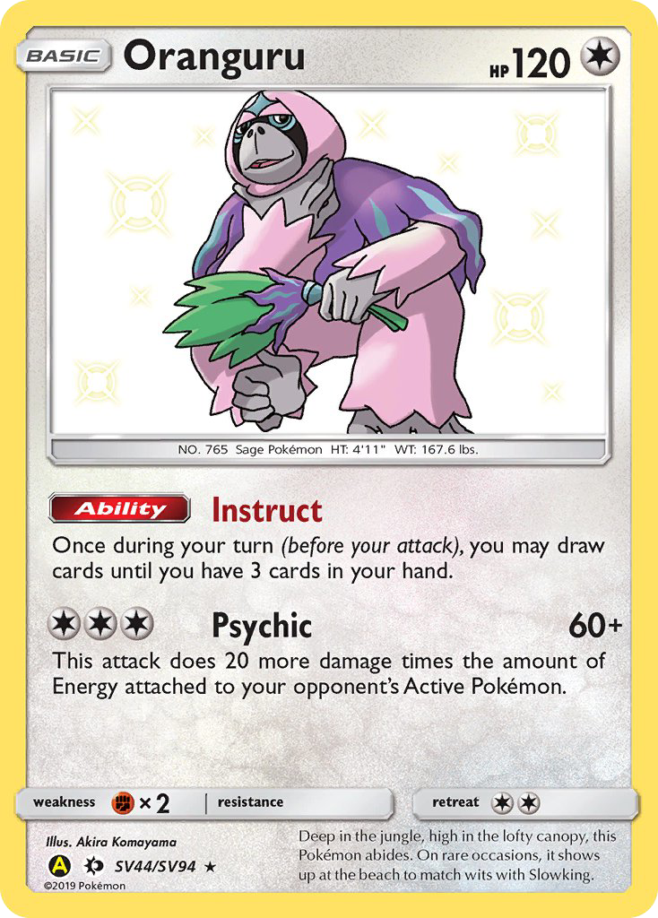 Oranguru card