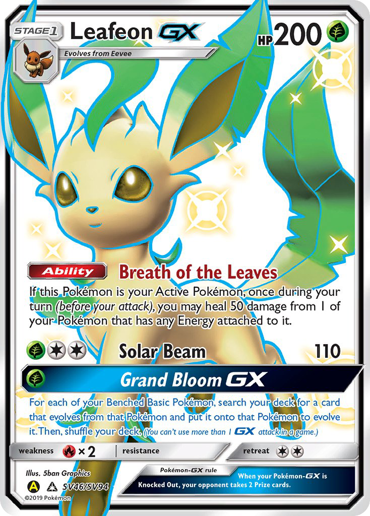 Leafeon GX card