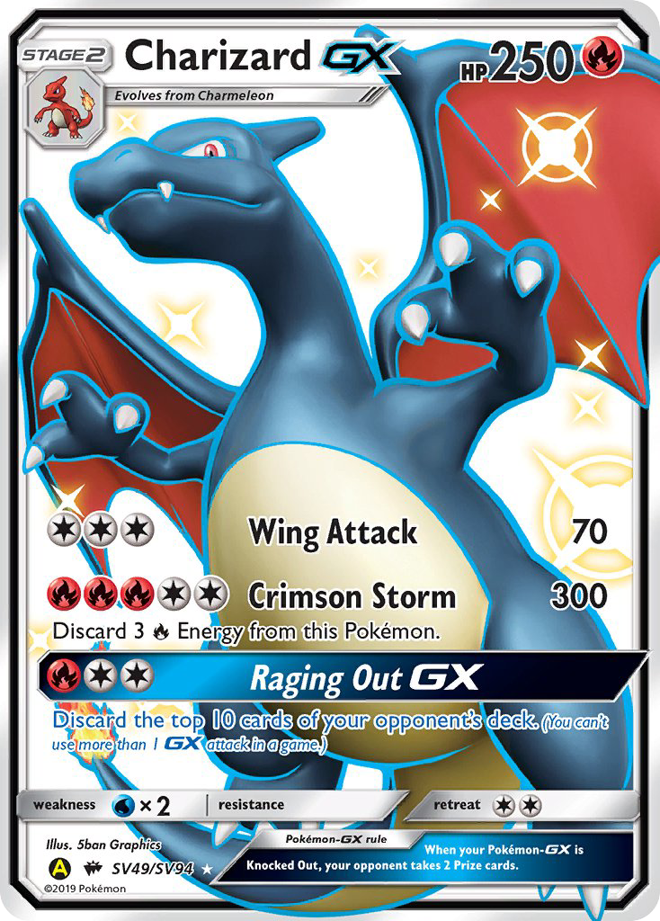 Charizard GX card