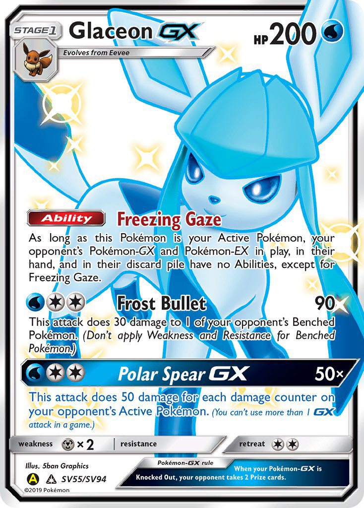 Glaceon GX card