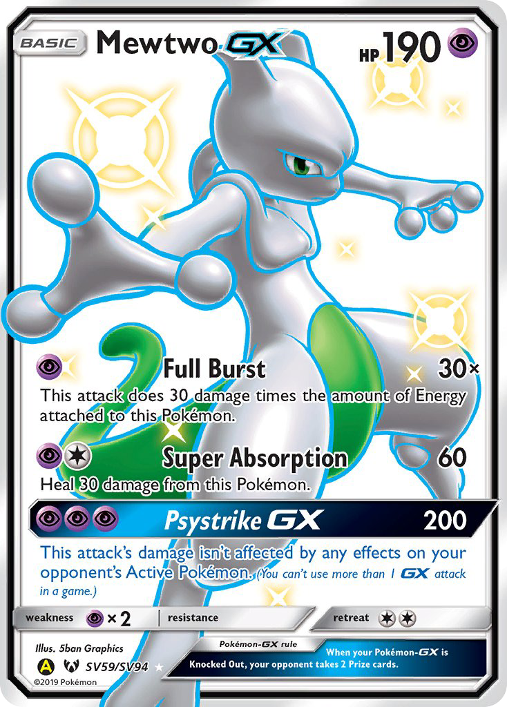 Mewtwo GX card