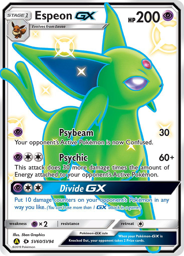 Espeon GX card