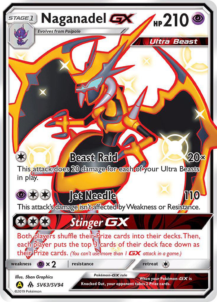 Naganadel GX card