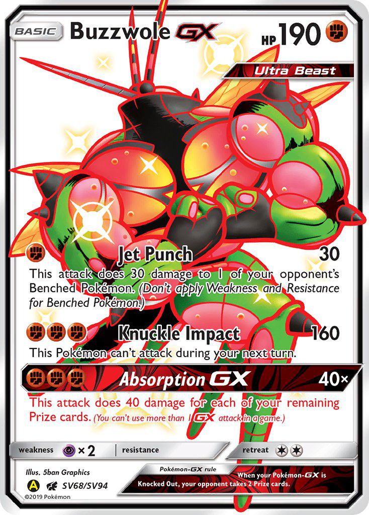 Buzzwole GX card