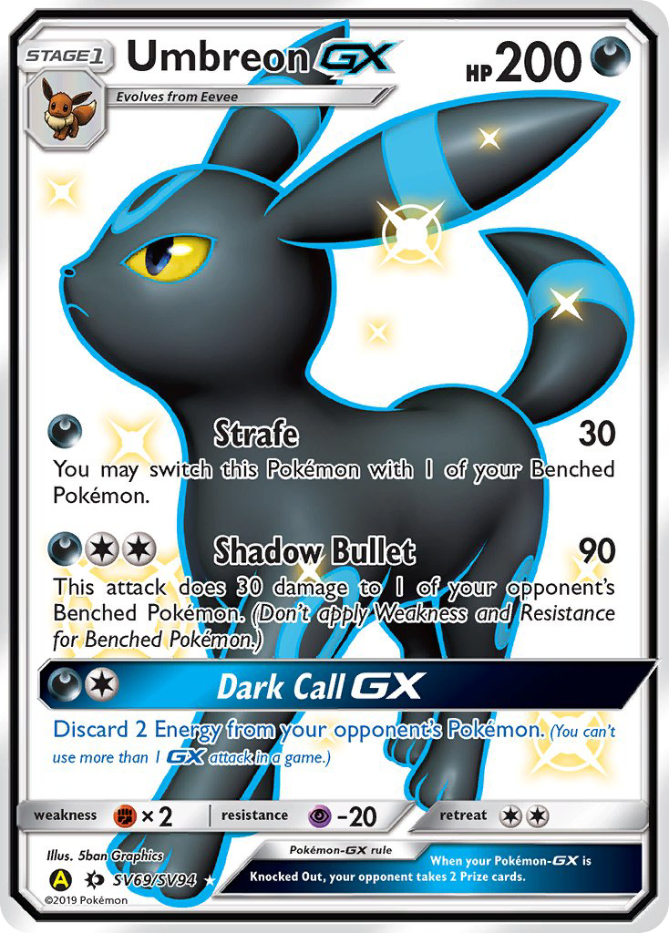 Umbreon GX card